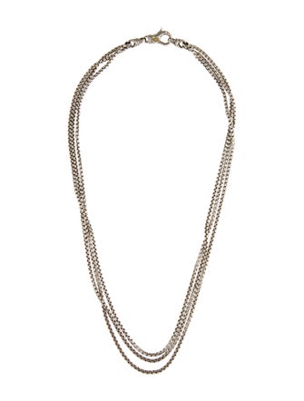 Scott Kay Multi Strand Chain Necklace