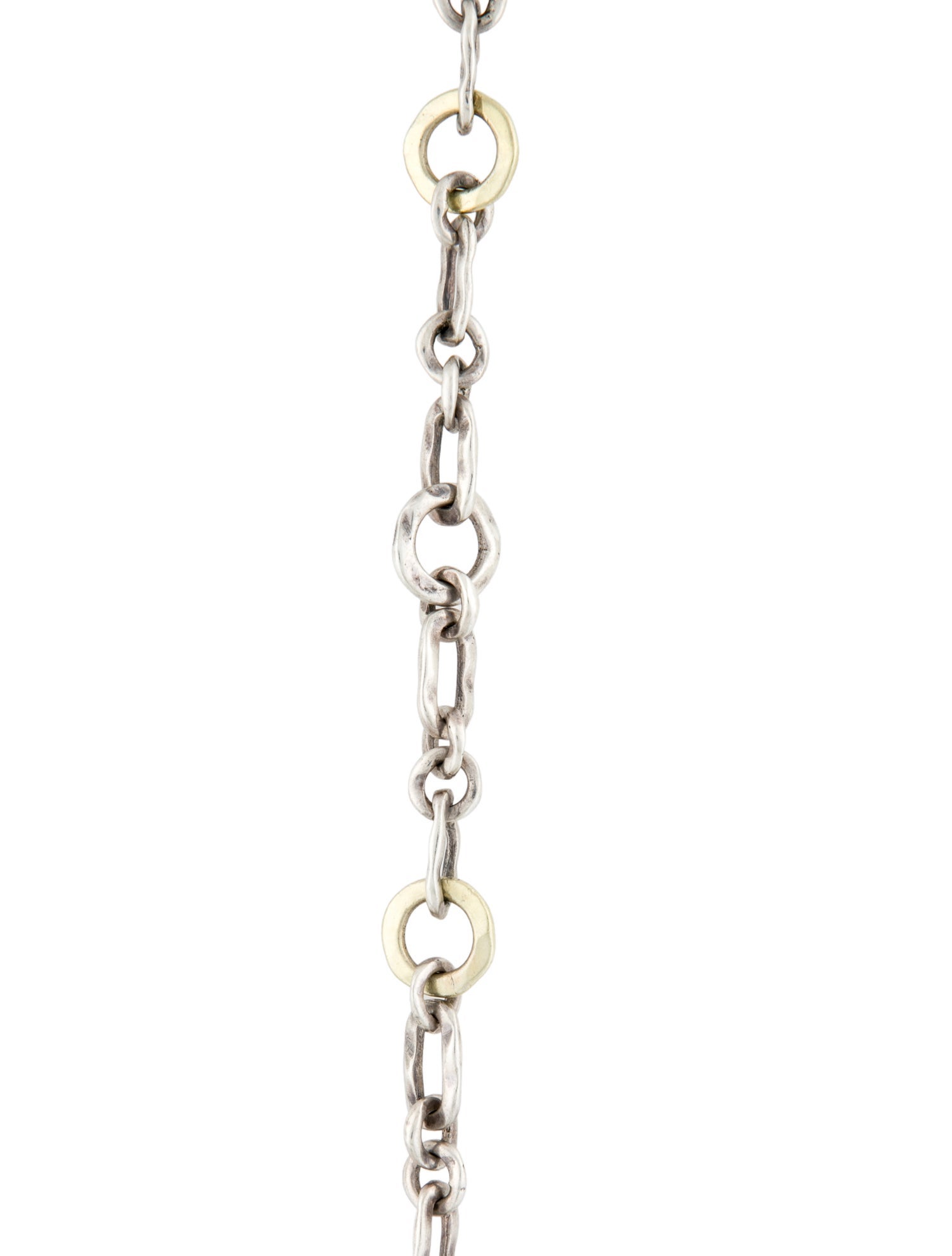 Scott Kay Two-Tone Long Station Chain Necklace