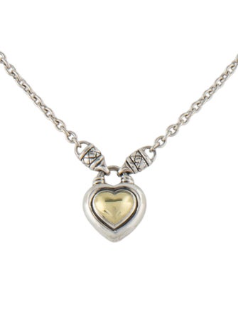 Scott Kay Two-Tone Heart Toggle Necklace