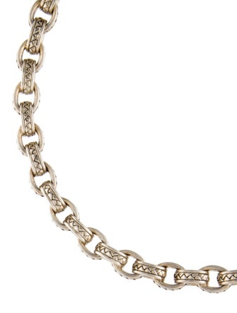 Scott Kay Two-Tone Rolo Link Toggle Necklace