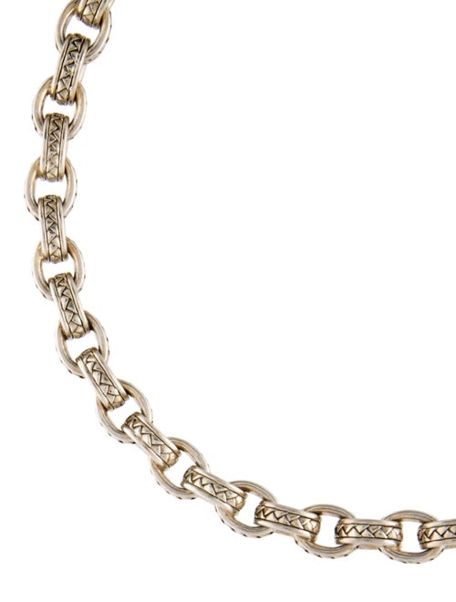 Scott Kay Two-Tone Rolo Link Toggle Necklace