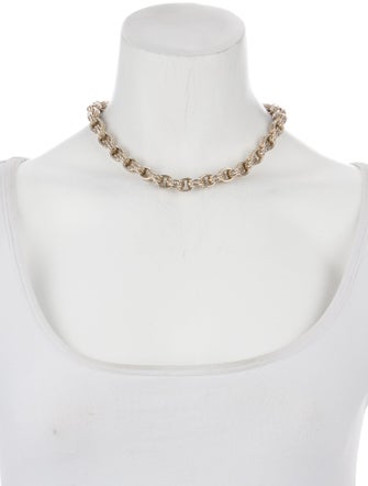 Scott Kay Two-Tone Rolo Link Toggle Necklace