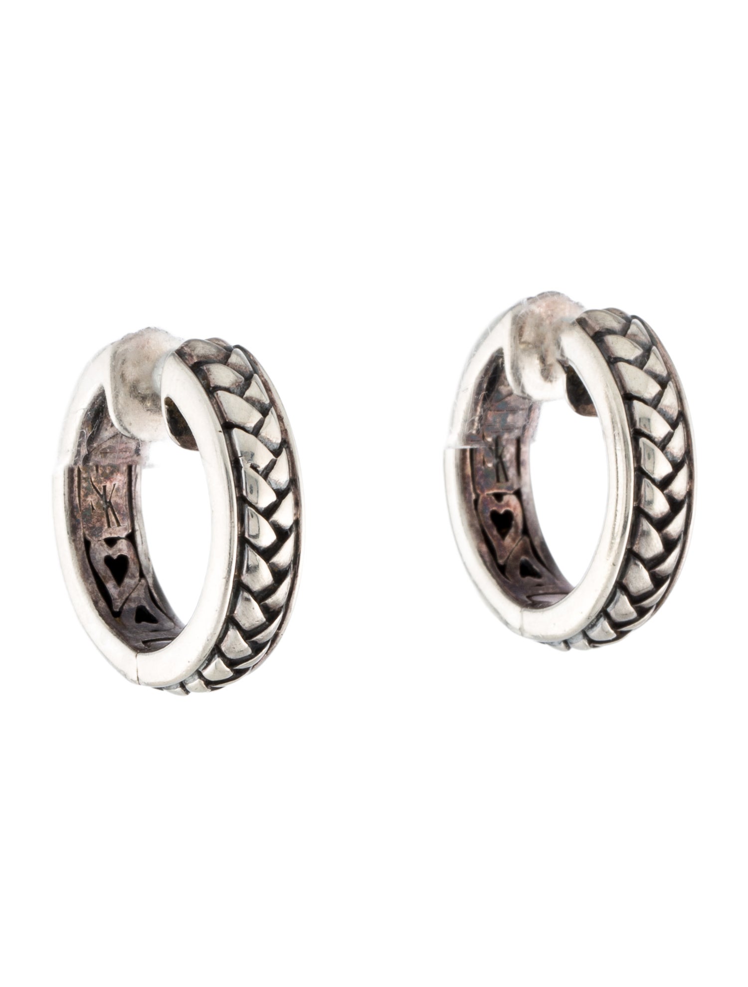 Scott Kay Braided Motif Hoop Earrings