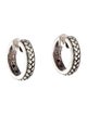 Scott Kay Braided Motif Hoop Earrings