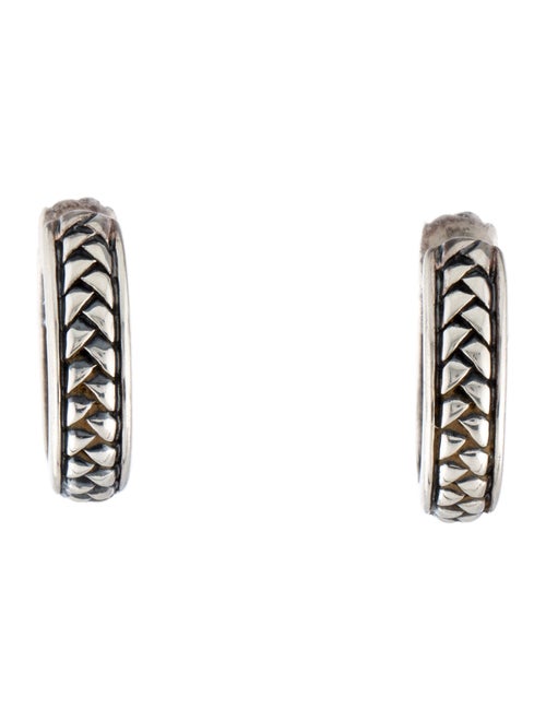 Scott Kay Braided Motif Hoop Earrings