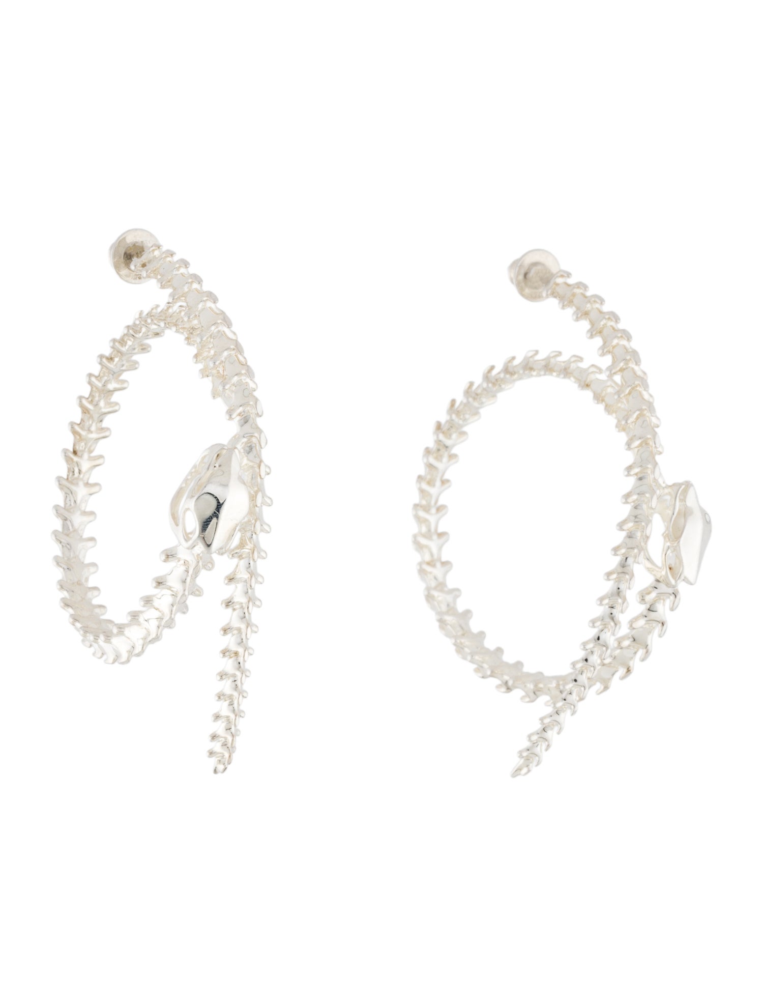 Shaun Leane Serpent's Trace Statement Hoop Earrings