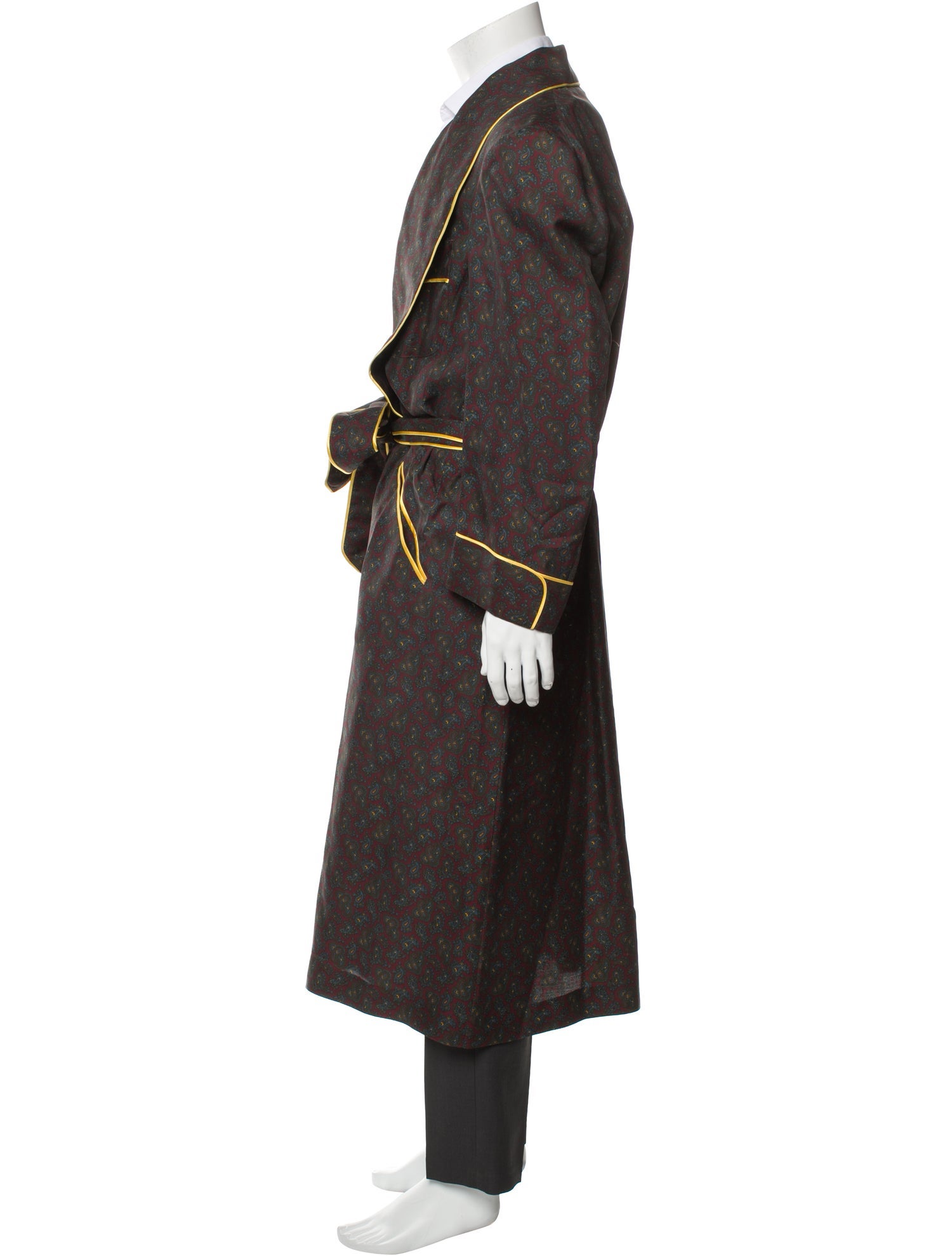 Sulka Silk Striped Robe