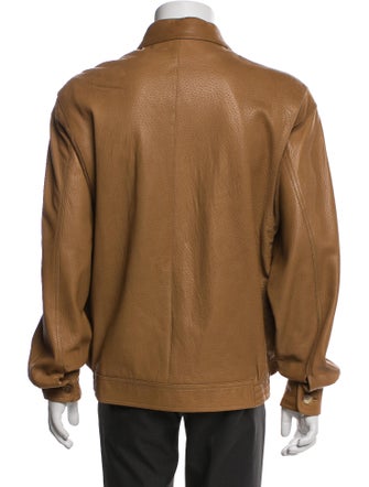 Sulka Leather Utility Jacket