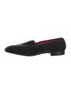 Sulka Velvet Embroidered Accent Loafers