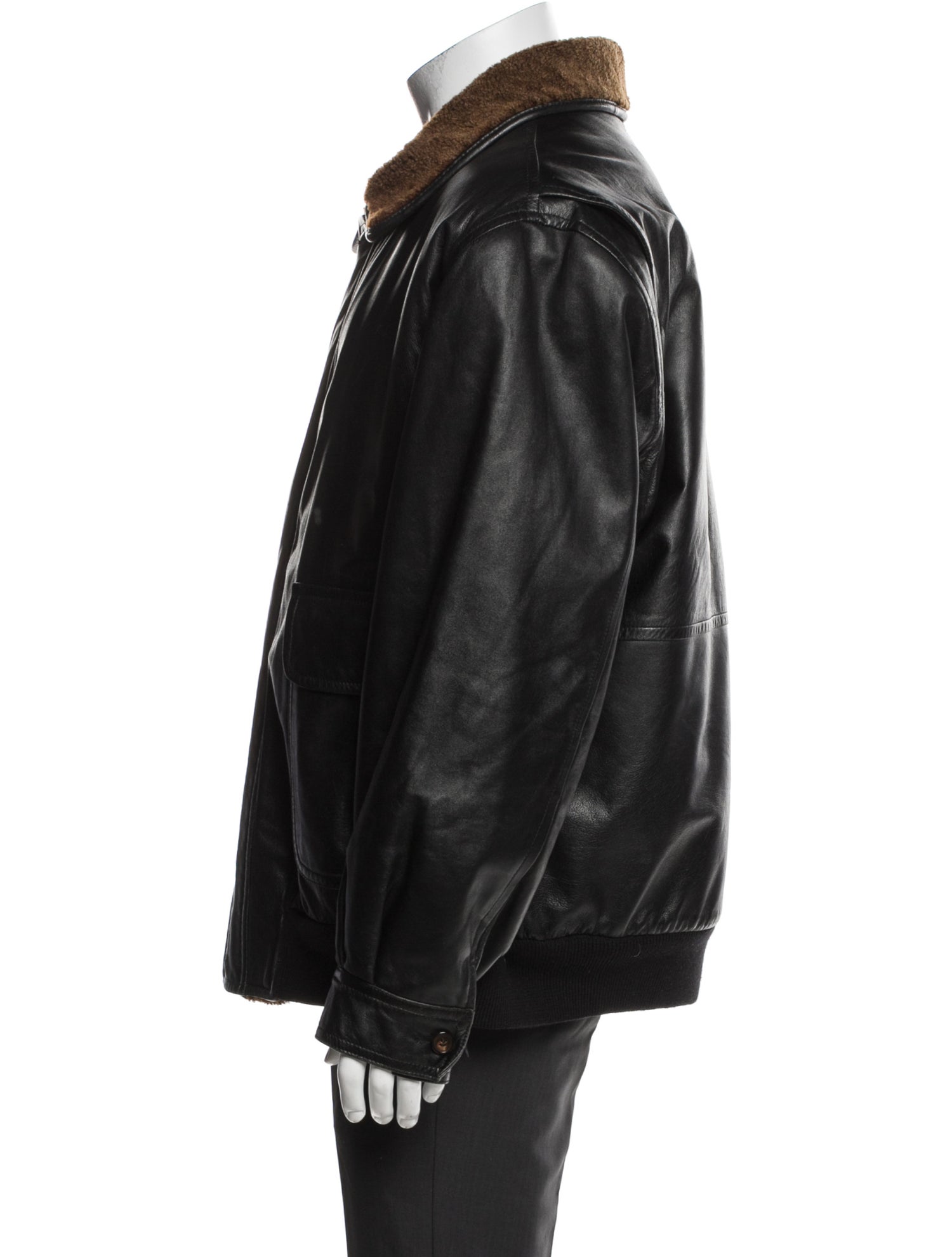 Sulka Lamb Leather Jacket