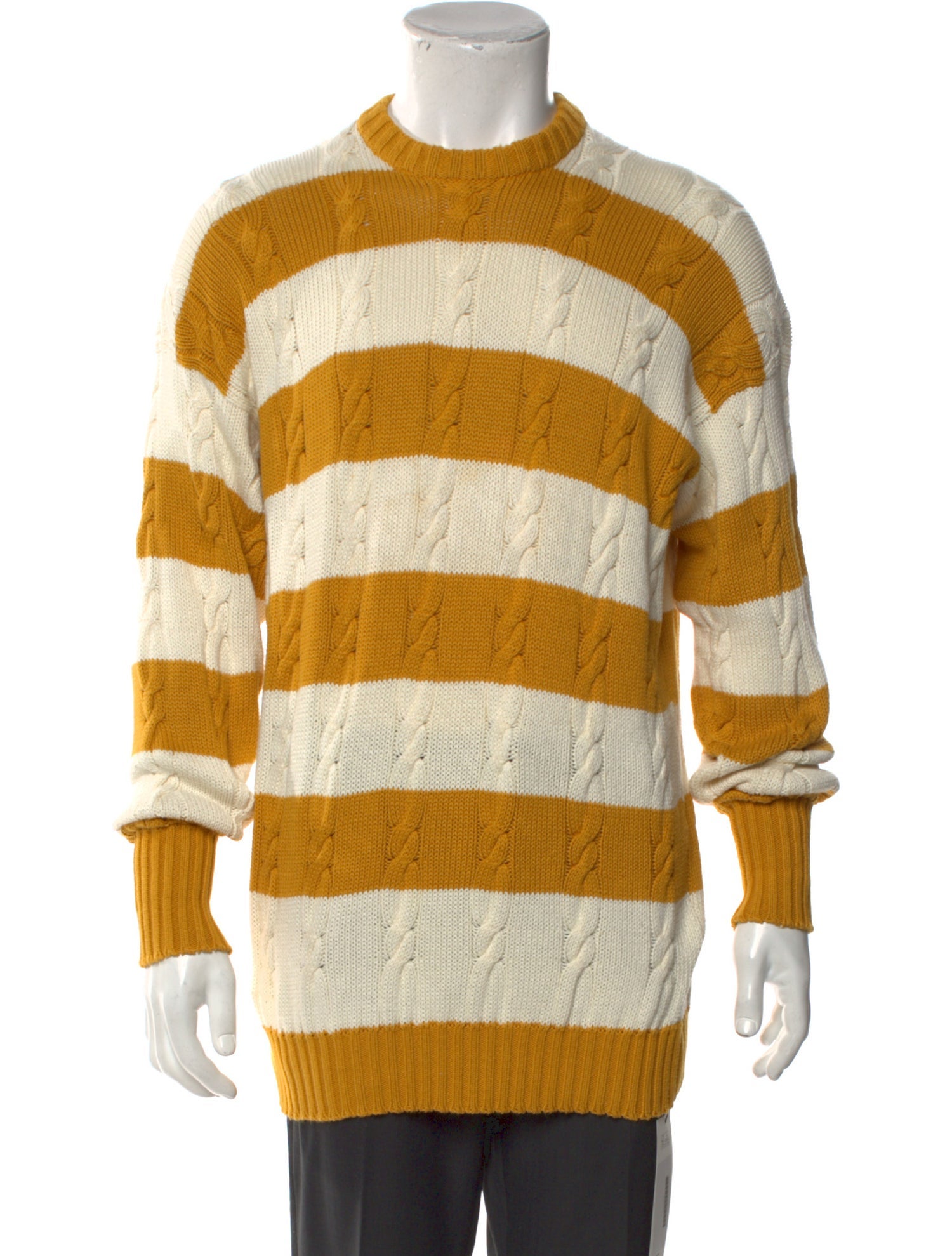 Sulka Striped Crew Neck Pullover