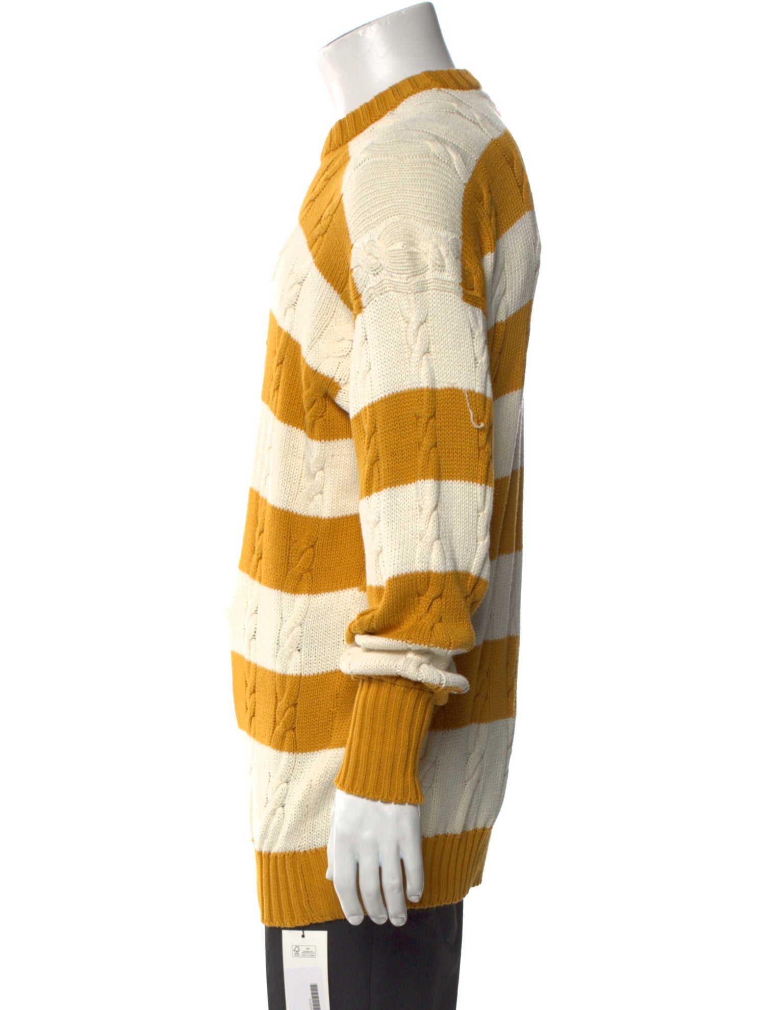 Sulka Striped Crew Neck Pullover