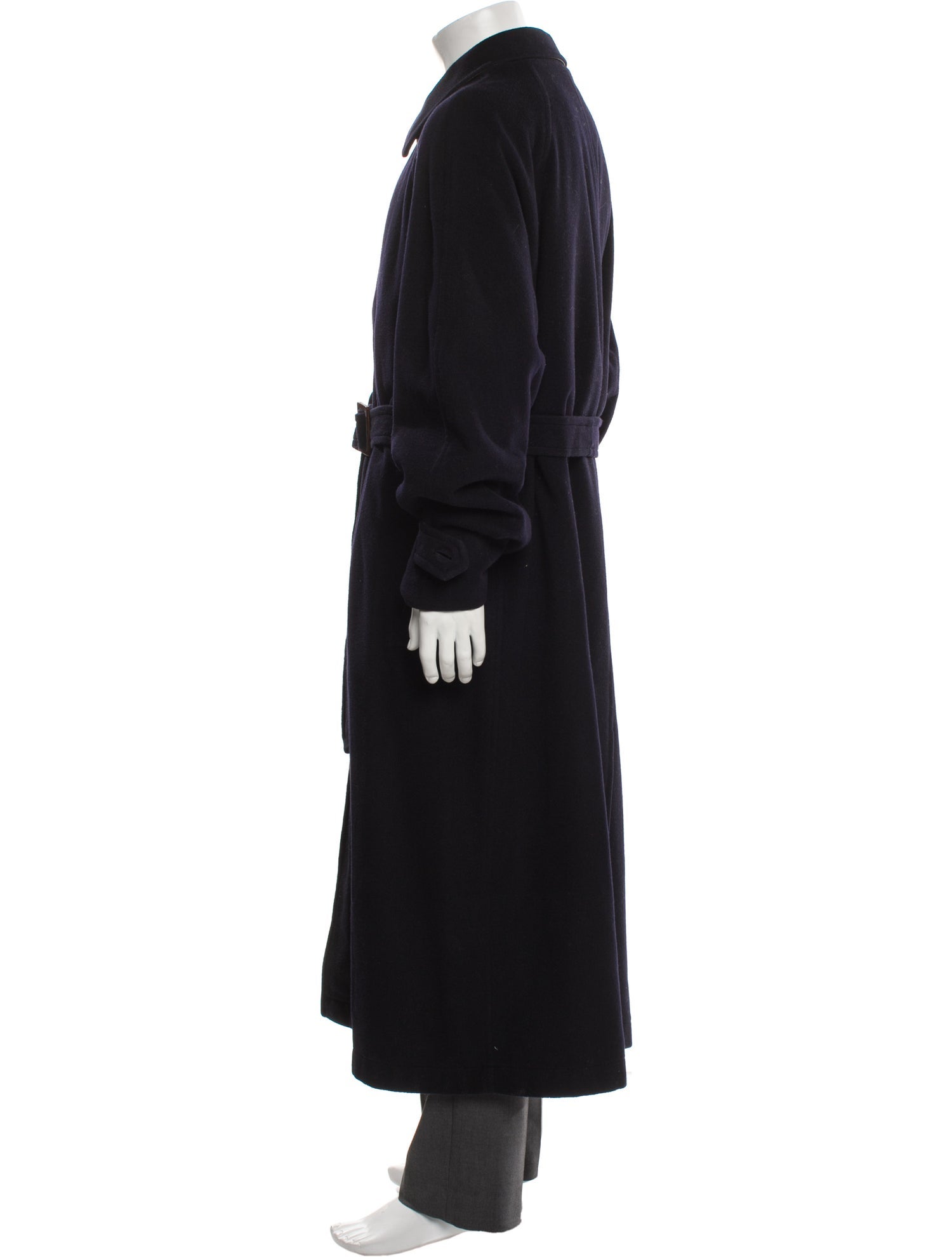 Sulka Virgin Wool Trench Coat