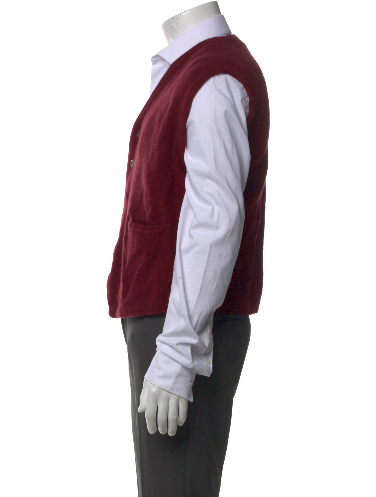 Sulka Virgin Wool V-Neck Sweater Vest