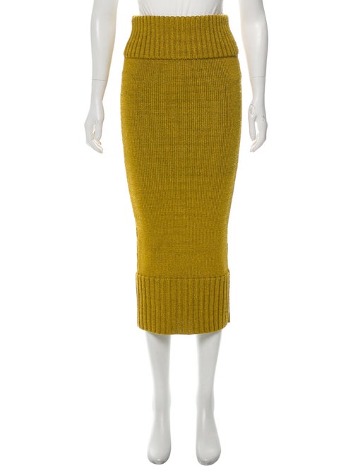 Sally LaPointe Knit Midi Skirt