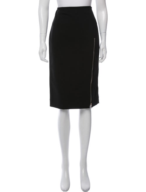 Sally LaPointe Knee-Length Pencil Skirt Black