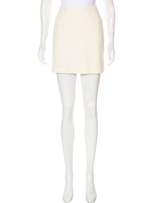 Sally LaPointe Textured Mini Skirt