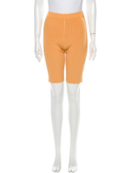 Sally LaPointe Knee-Length Shorts Gold