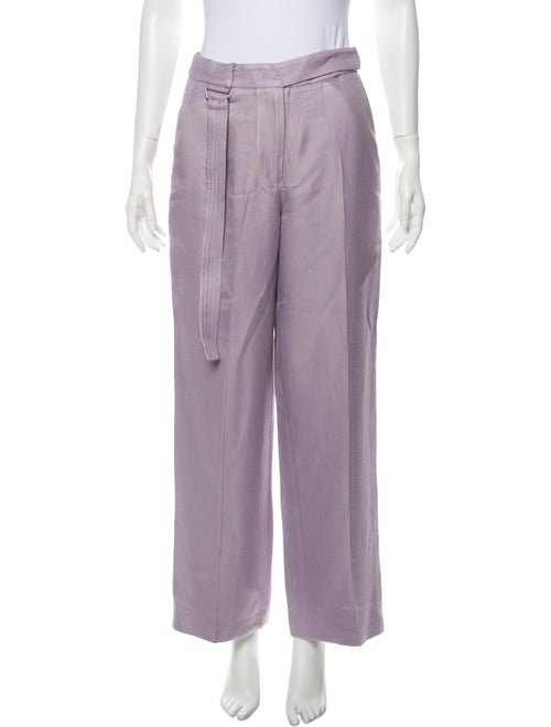 Sally LaPointe Wide Leg Pants Purple
