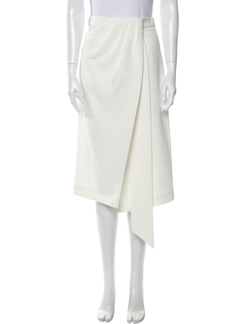 Sally LaPointe 2019 Midi Length Skirt White