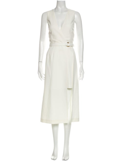 Sally LaPointe V-Neck Long Dress w/ Tags