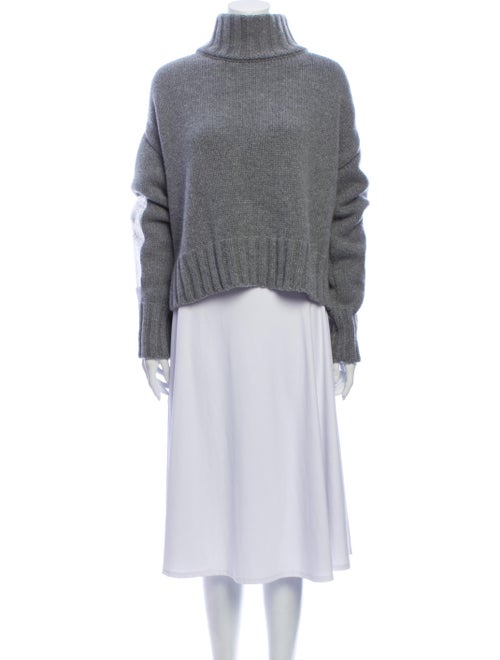 Sally LaPointe Wool Turtleneck Sweater Wool