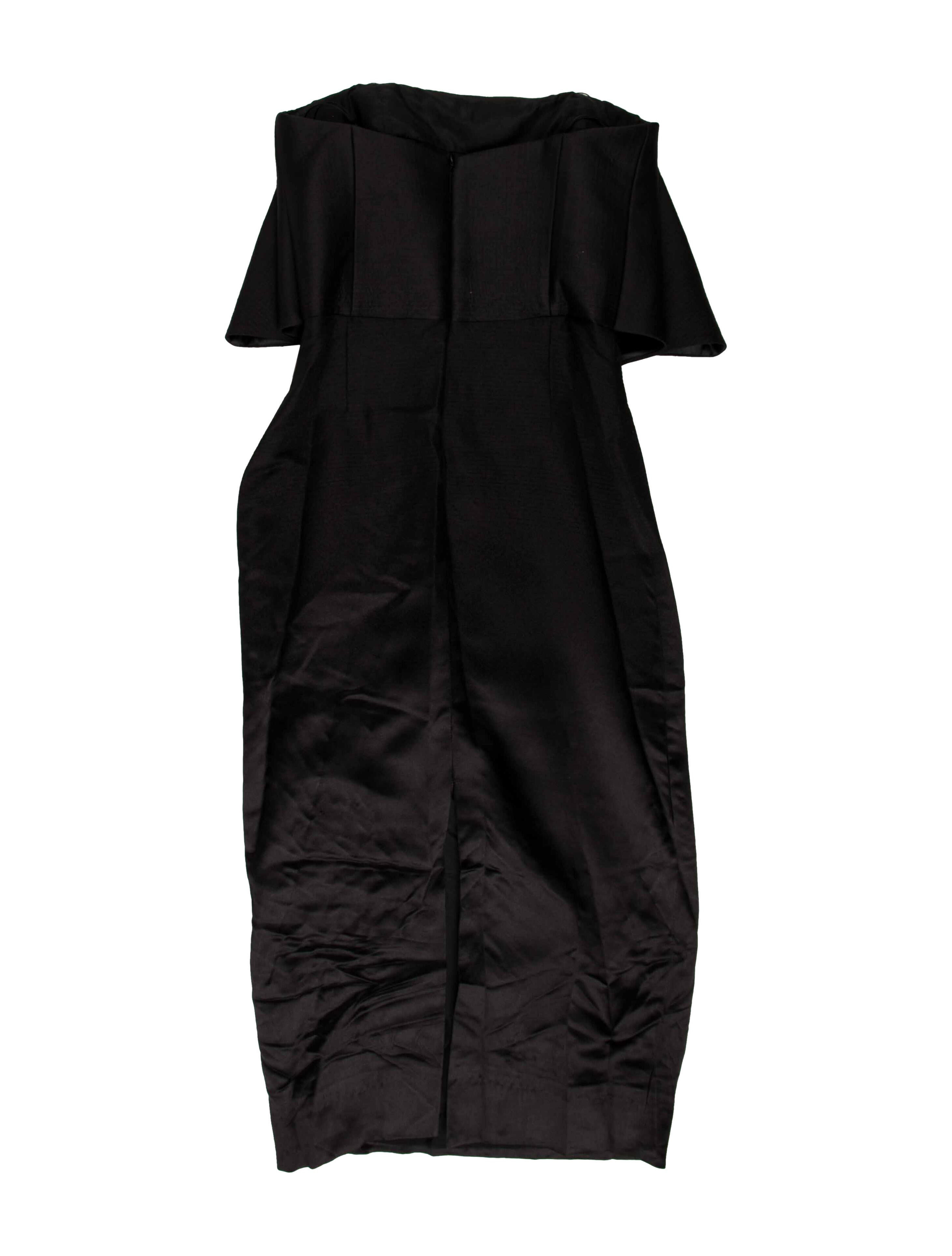 LAPOINTE Strapless Knee-Length Dress