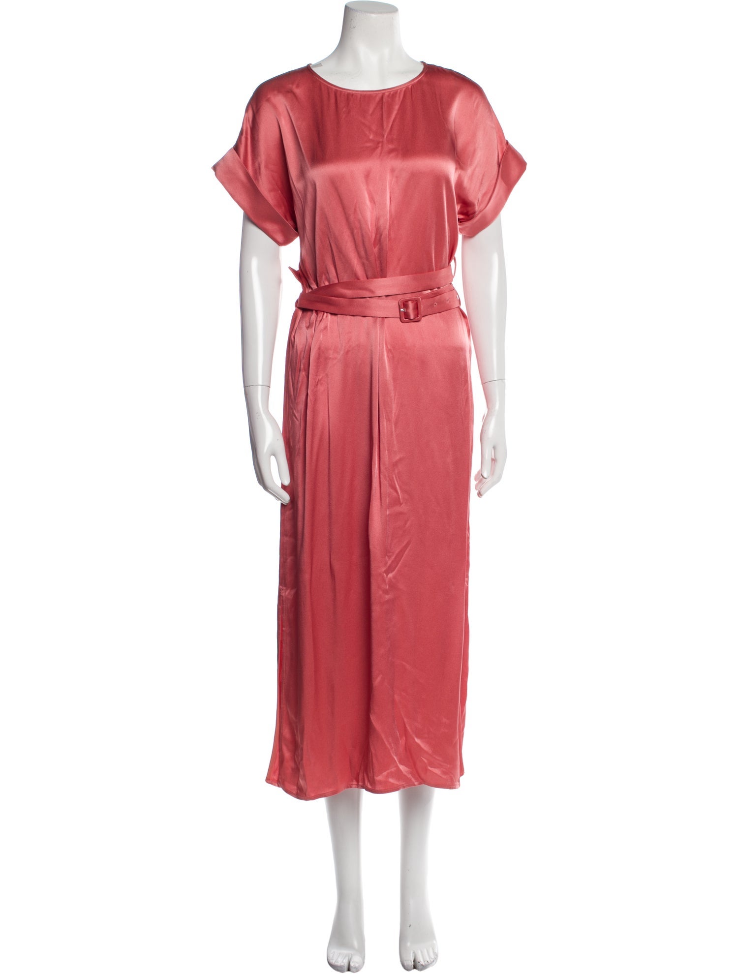 LAPOINTE Crew Neck Midi Length Dress w/ Tags