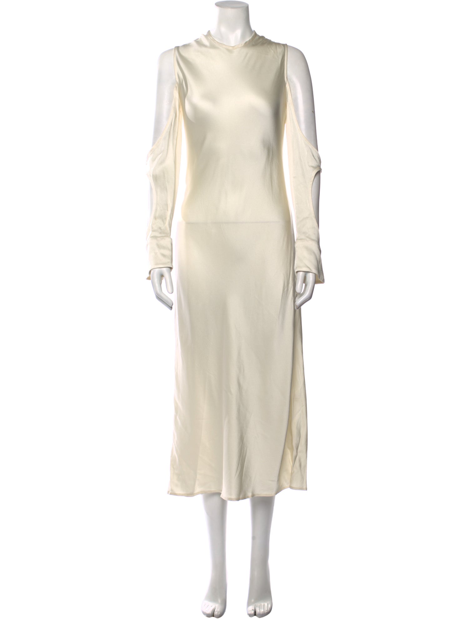 LAPOINTE Mock Neck Long Dress