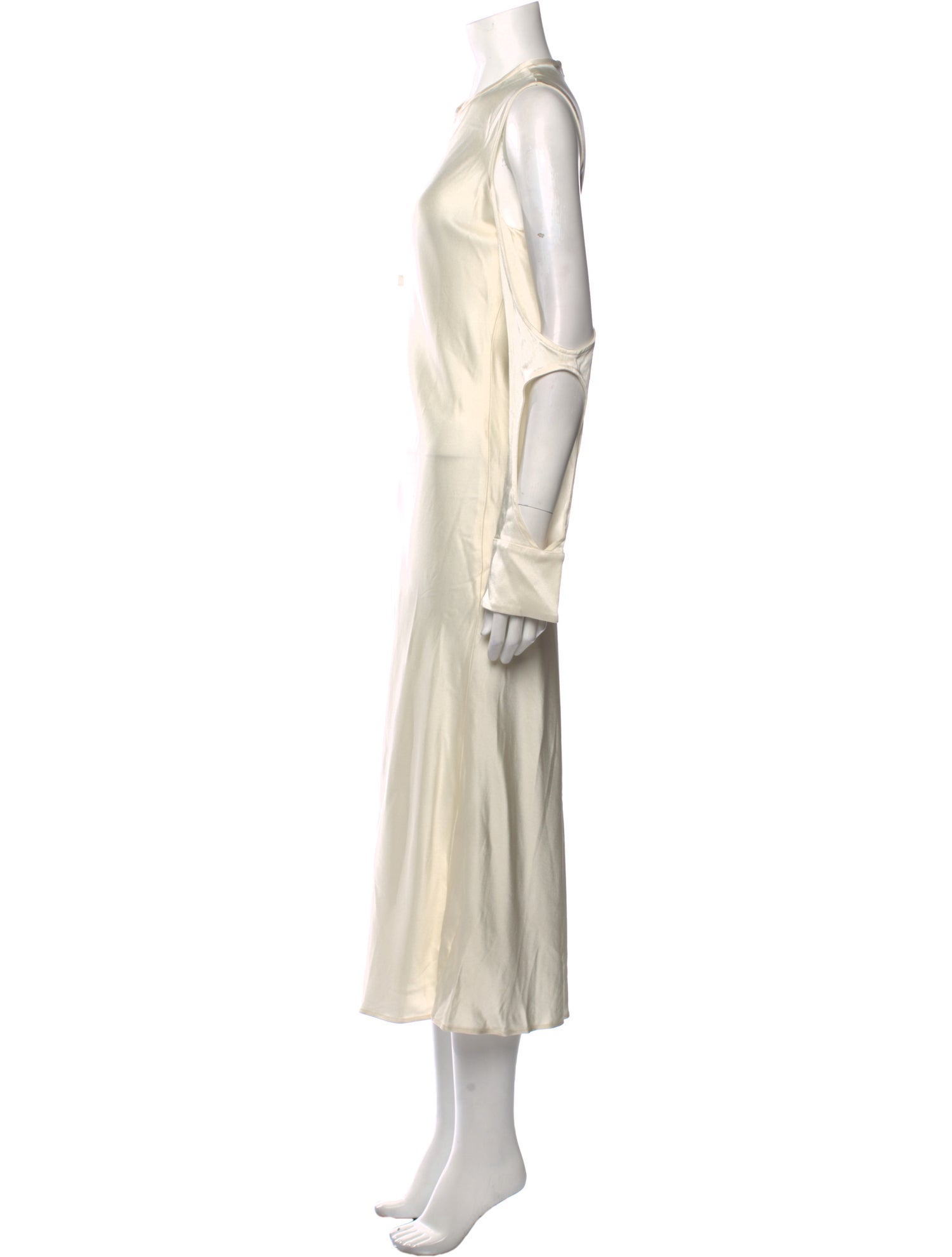 LAPOINTE Mock Neck Long Dress