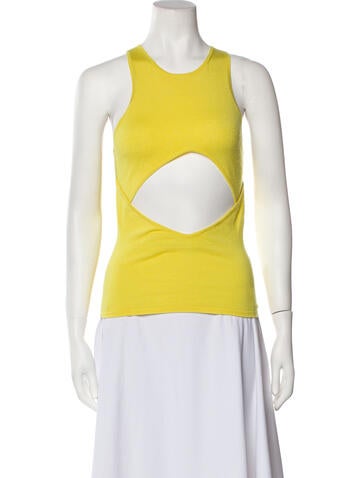 Lapointe Tops Scoop Neck Sleeveless Top S