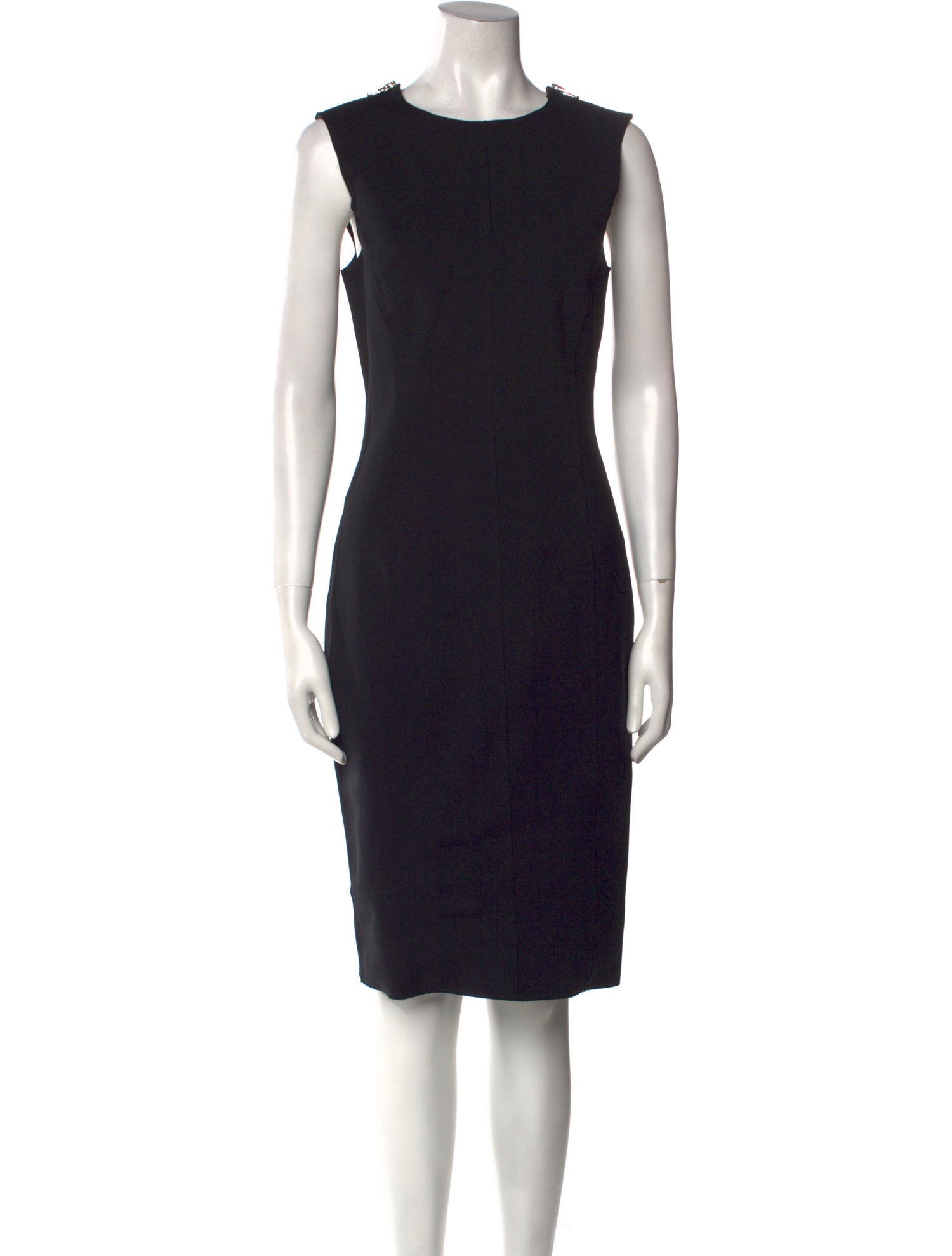 LAPOINTE Crew Neck Knee-Length Dress
