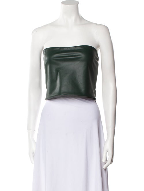 LAPOINTE Strapless Crop Top