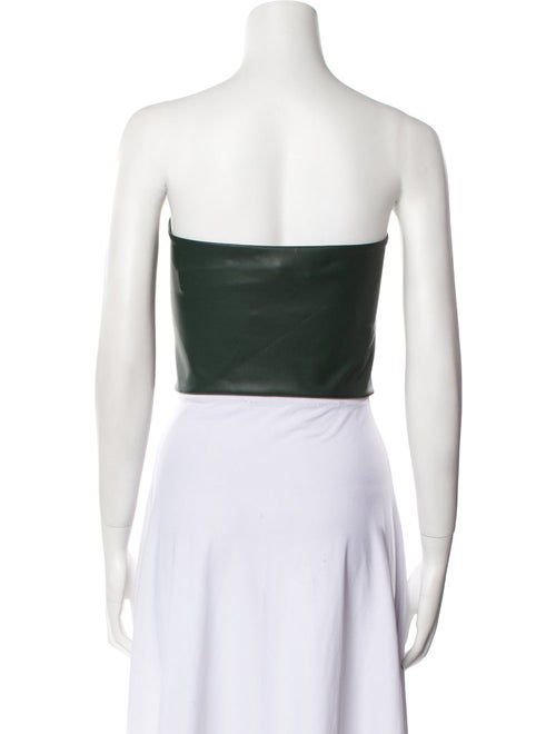 LAPOINTE Strapless Crop Top