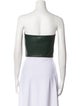 LAPOINTE Strapless Crop Top
