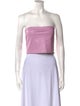 LAPOINTE Strapless Crop Top