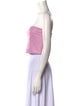 LAPOINTE Strapless Crop Top
