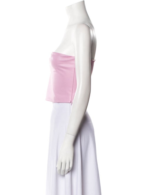 LAPOINTE Strapless Crop Top