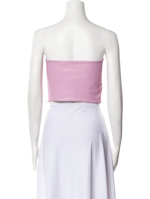 LAPOINTE Strapless Crop Top