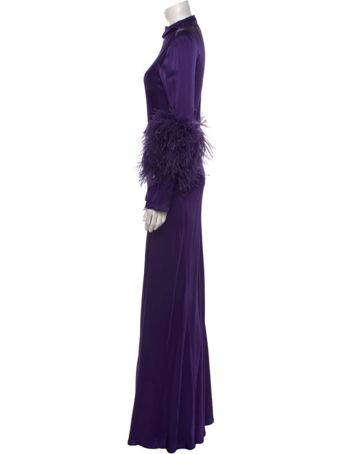 LAPOINTE Mock Neck Long Dress