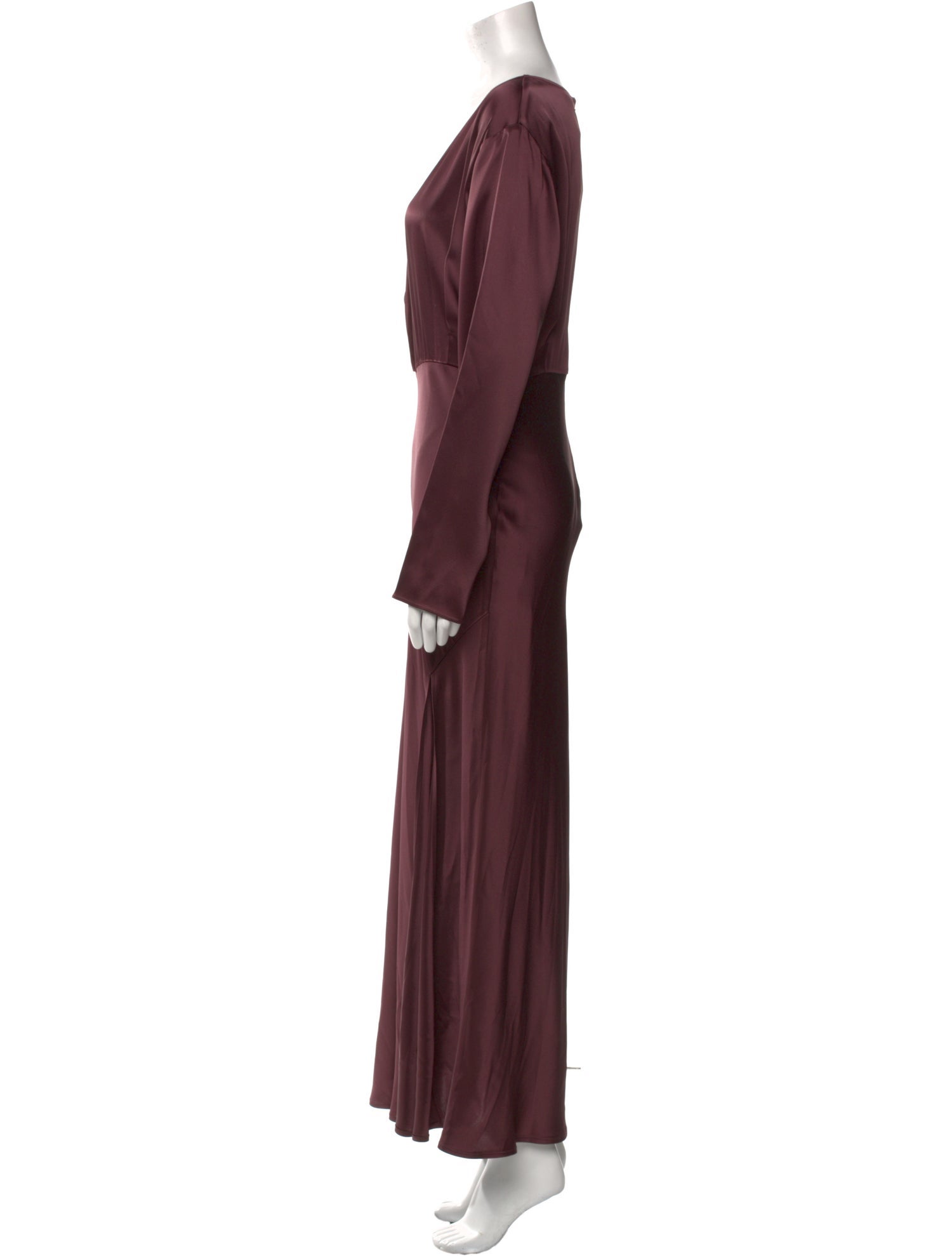 LAPOINTE Plunge Neckline Long Dress w/ Tags