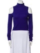 LAPOINTE Cashmere Turtleneck Crop Top