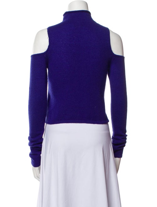 LAPOINTE Cashmere Turtleneck Crop Top