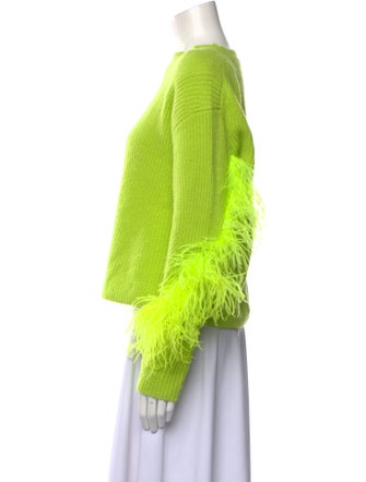 LAPOINTE Silk Bateau Neckline Sweatshirt