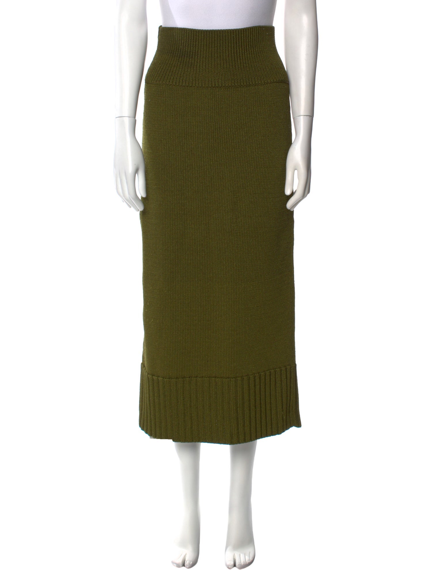 LAPOINTE Nylon Midi Length Skirt