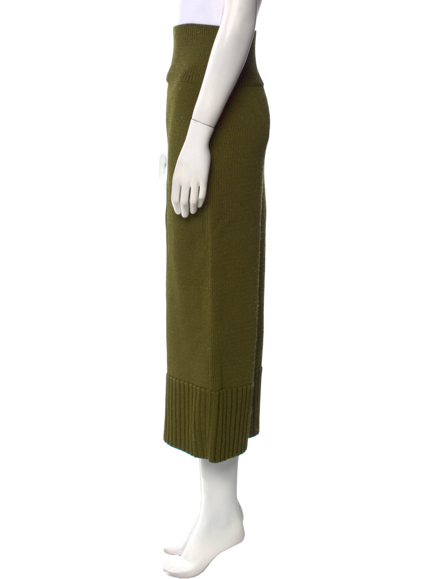 LAPOINTE Nylon Midi Length Skirt