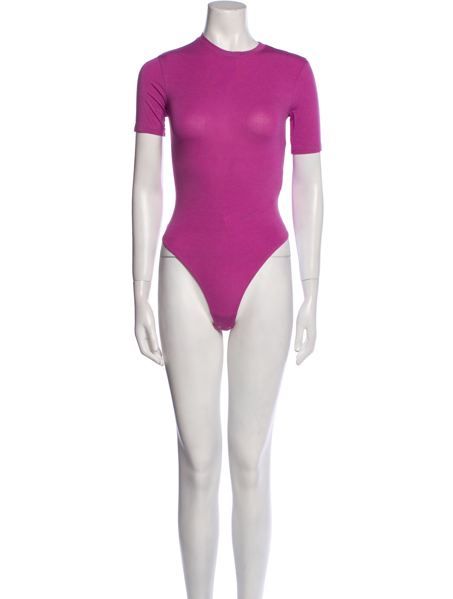 LAPOINTE Crew Neck Short Sleeve Bodysuit