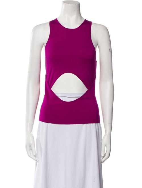 LAPOINTE Wool Scoop Neck Top