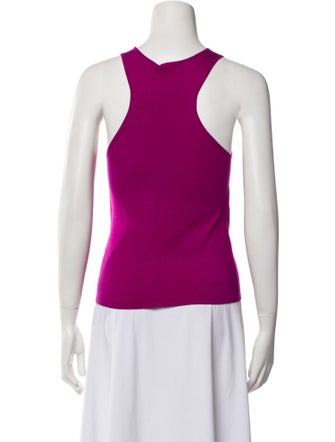 LAPOINTE Wool Scoop Neck Top