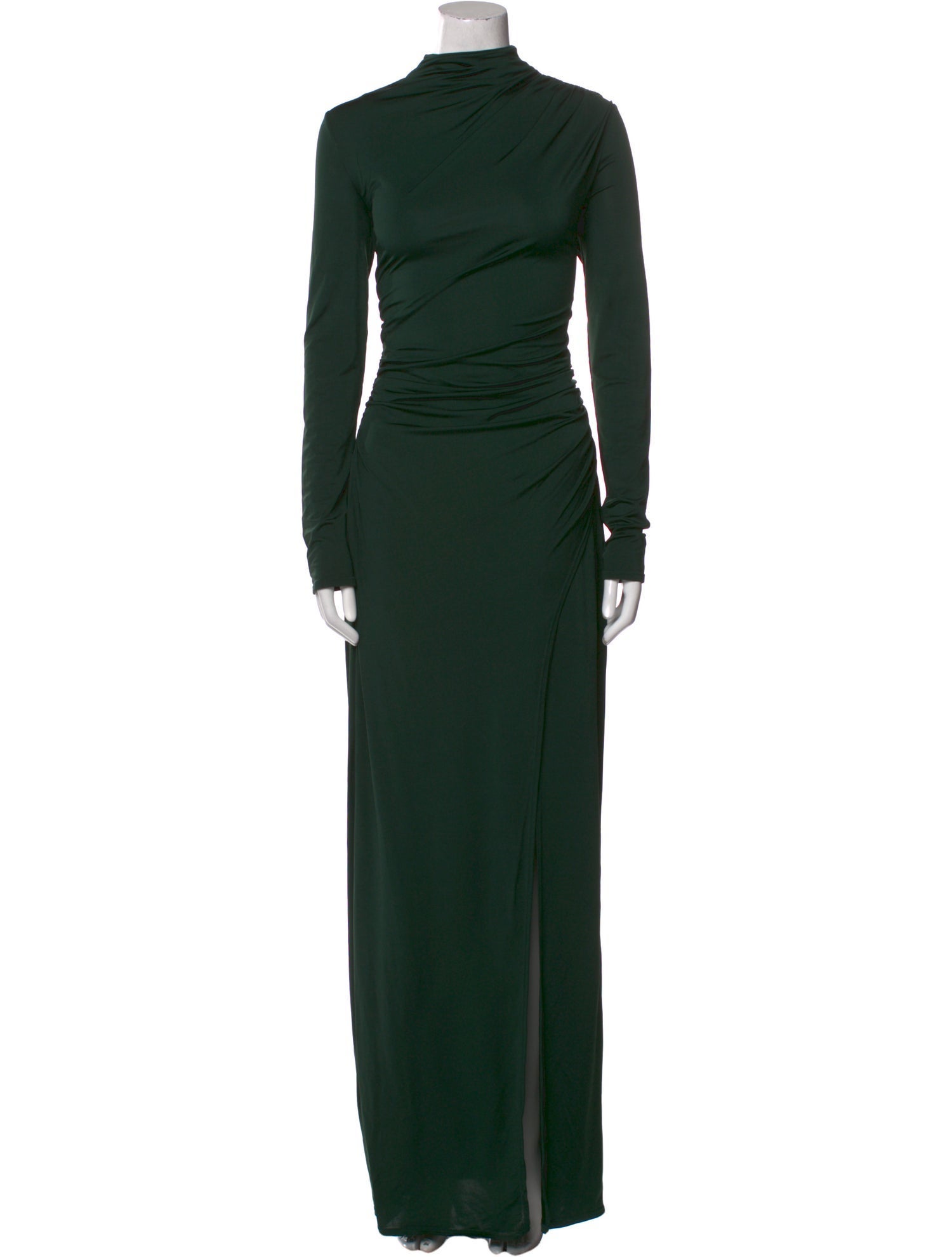LAPOINTE Mock Neck Long Dress